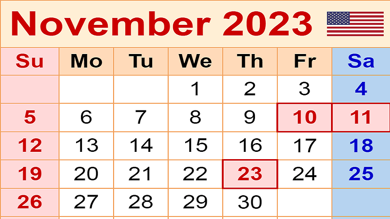 cute:aalx6v19-mi= november 2023 calendar