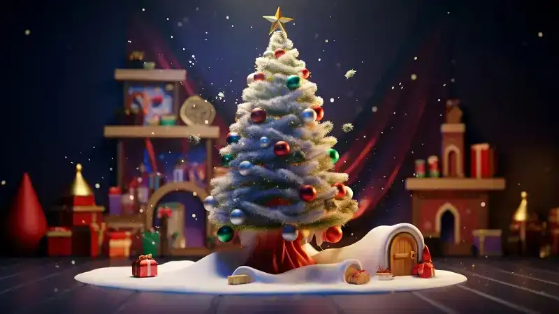 Animated:oeuot2-13k4= Christmas Tree